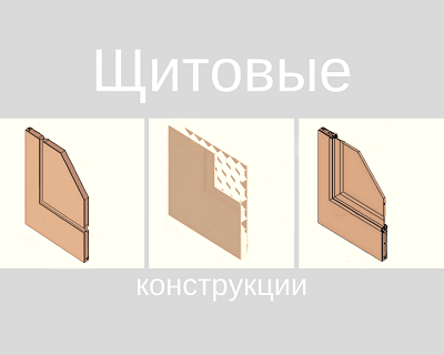 Щитовые полотна межкомнатных дверей